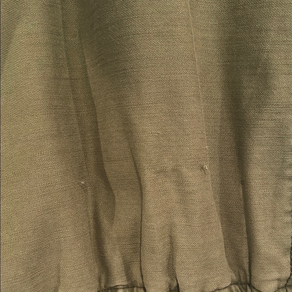 Olive Green Jacket with Red Trim - Picture 6 of 7